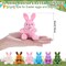 36 Pcs Easter Mini Plush Bunny Bulk 4 Inch Stuffed Animal Bunnies Bulk Tiny Rabbits Plushies Dolls Easter Basket Fillers Stuffers Party Favors Gifts